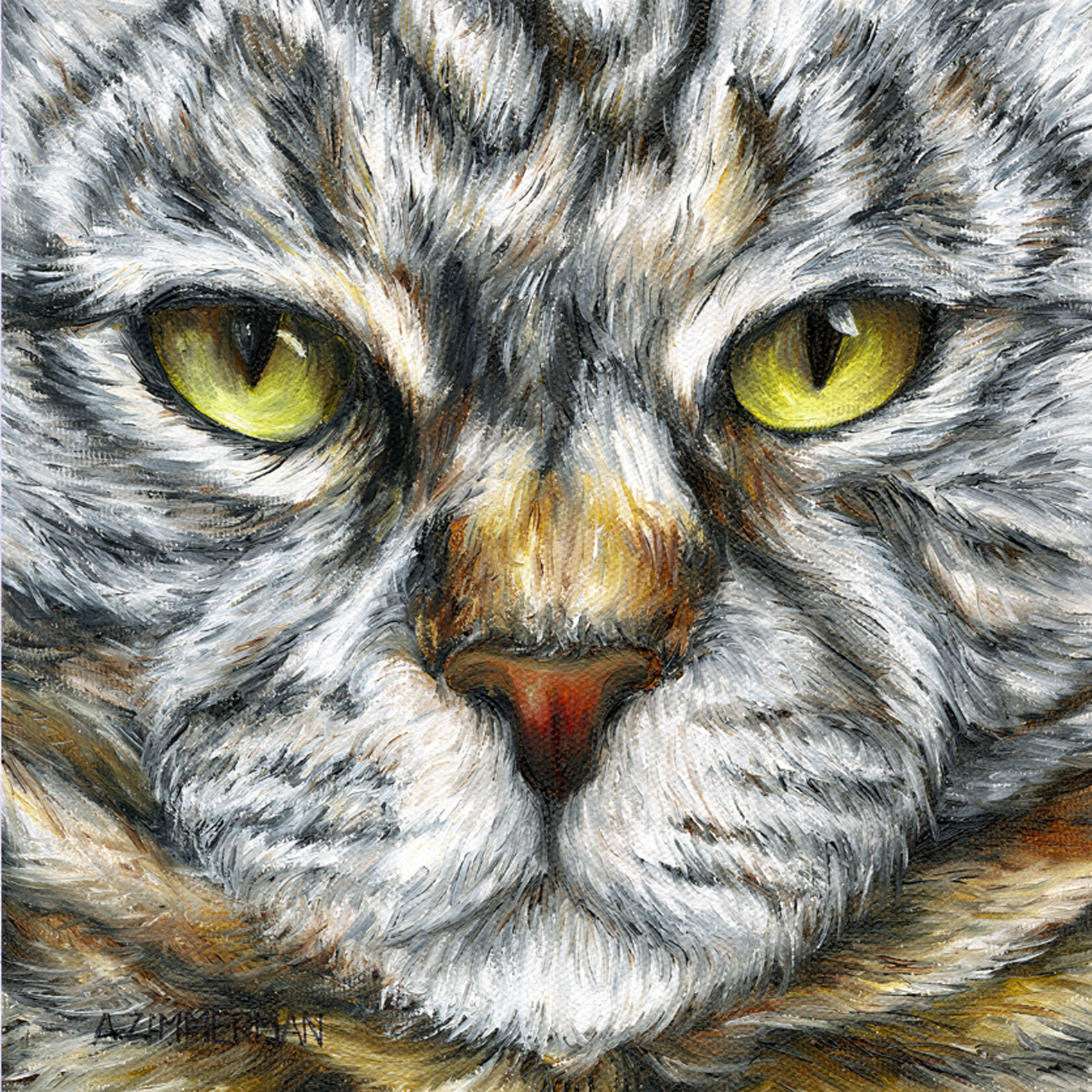 Tiger Cat Print