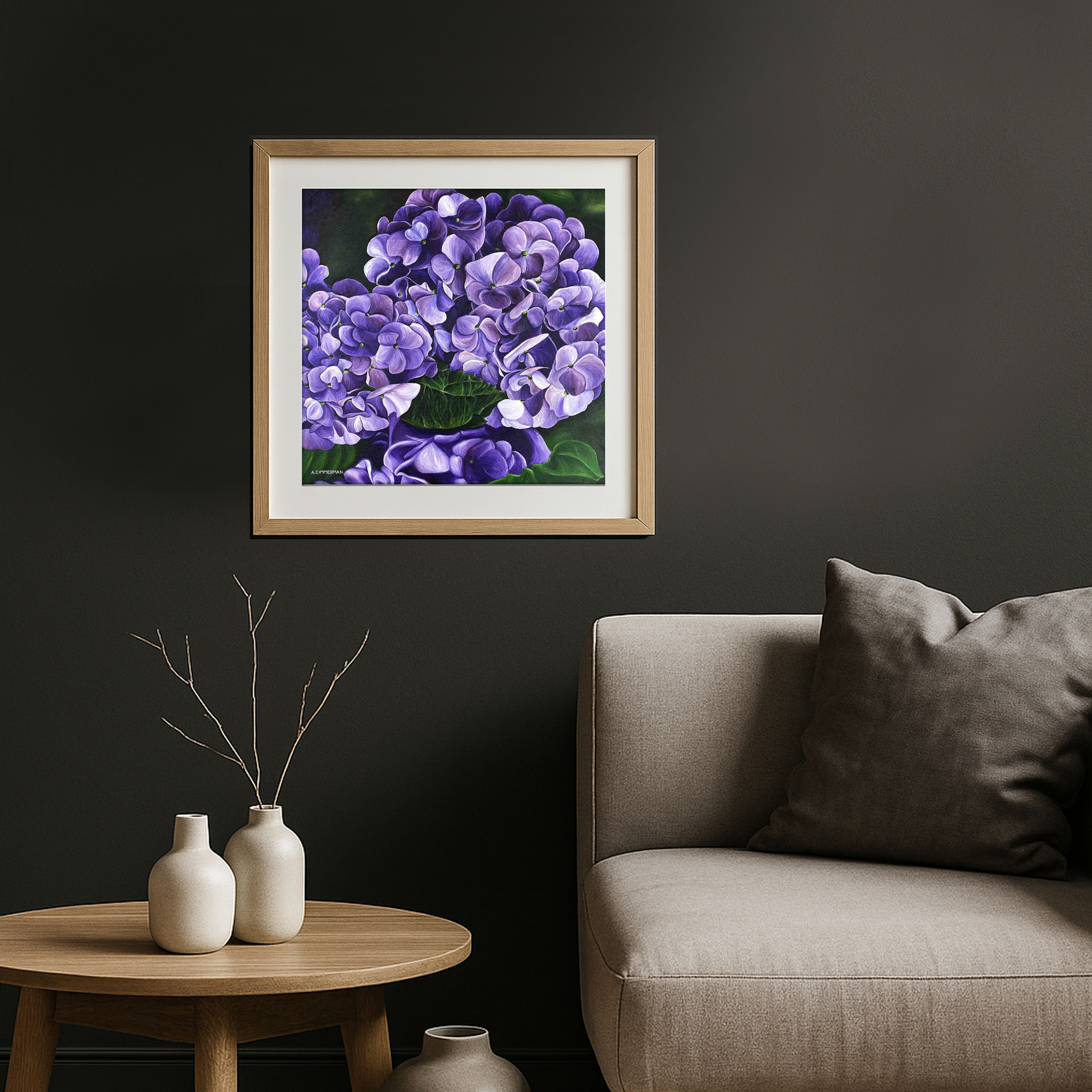 Hydrangea - Gicleé Canvas Print