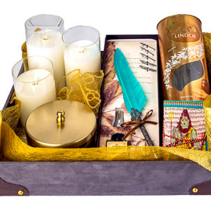 (DEW 004) Grey Velvet Tray