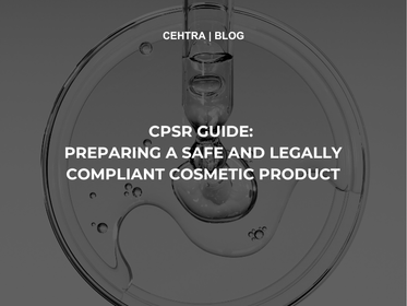 Pipette releasing a drop into a Petri dish with cosmetic liquid, illustrating a blog article on preparing a Cosmetic Product Safety Report (CPSR) compliant with EU regulations