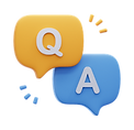 Q&A speech bubbles for Royal Escape Spa massage appointments