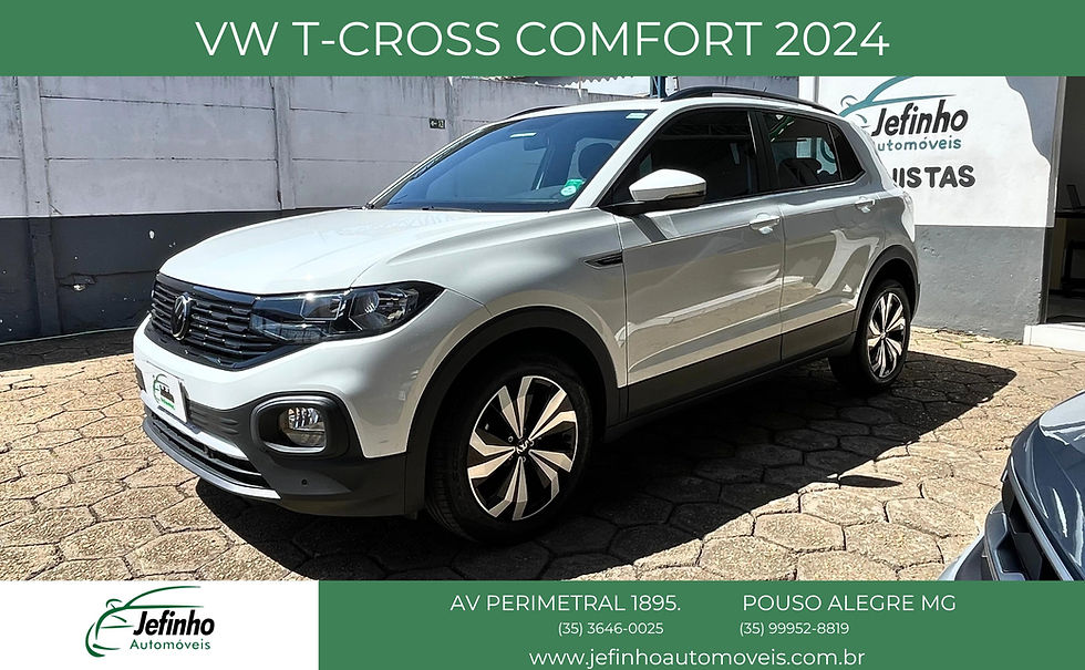 Miniatura: VW T-CROSS COMFORT 2024 A MAIS NOVA ANUNCIADA