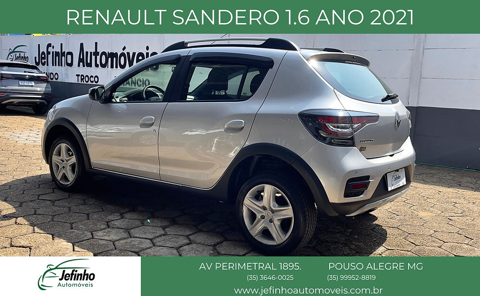 Miniatura: RENAULT SANDERO 1.6 2021 UNICO DONO