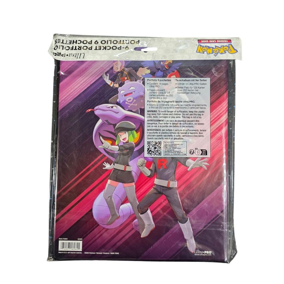 CASE of 12 - Ultra Pro 9-Pocket Portfolio Pokemon SV-10 Destined Rivals
