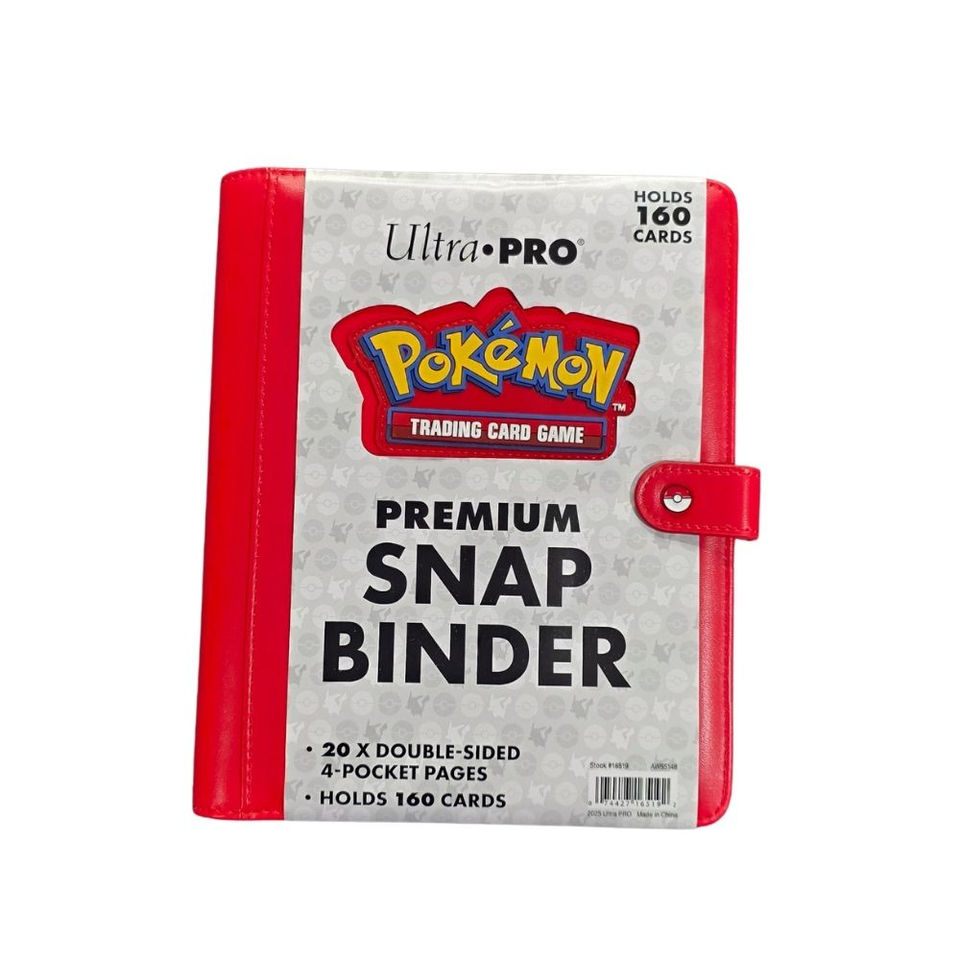CASE of 4 - Ultra Pro Pokemon Premium Snap Binder