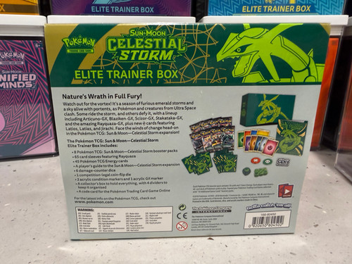 sun & moon celestial storm booster box Pokmon TCG Moon: Pack Toys & Games and a code card for the Pokemon online TCG Pokemon Sun & Moon Celestial