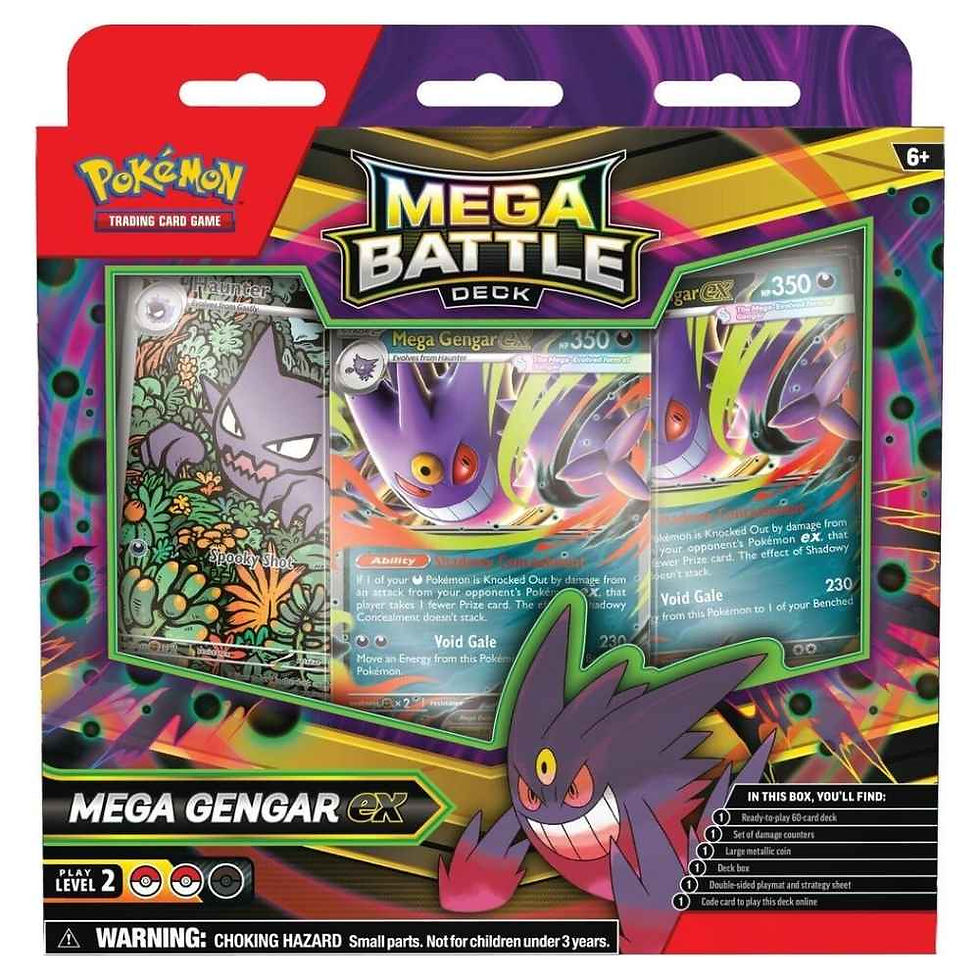 Pokemon Gengar Mega Battle Deck