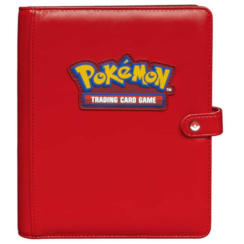 Ultra Pro Premium Snap Binder 4-Pocket Pokemon Red | POKENE