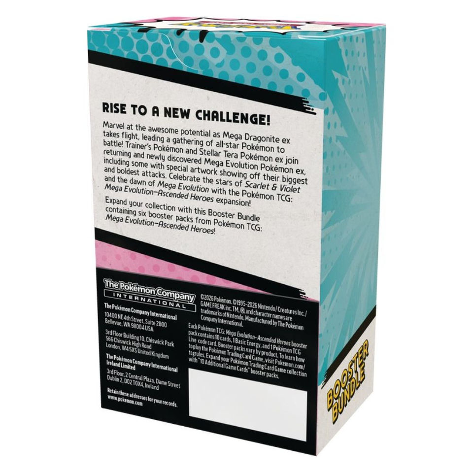 Pokemon Ascended Heroes Booster Bundle