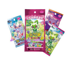 Pokémon Gem Pack Mystery Badge Set | Including S-Chinese TCG Booster Packs | UK Pokémon Gem Pack Mystery Badge Set | Including S-Chinese TCG Booster Packs | UK