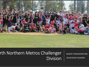 Perth Northern Metros Challenger Division callout for 'Buddies' for Season 2019/20