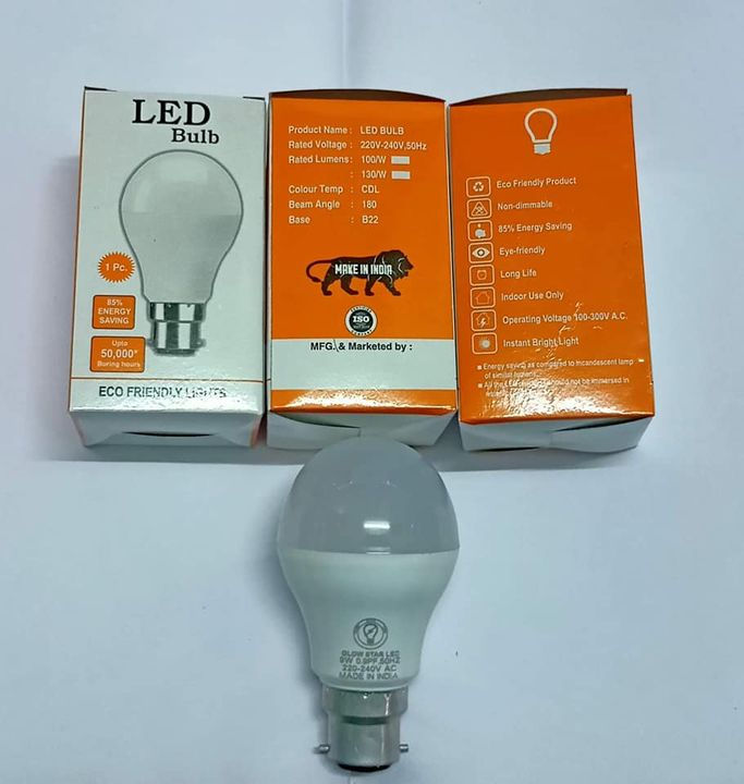 9W LED BULB 18 month warranty