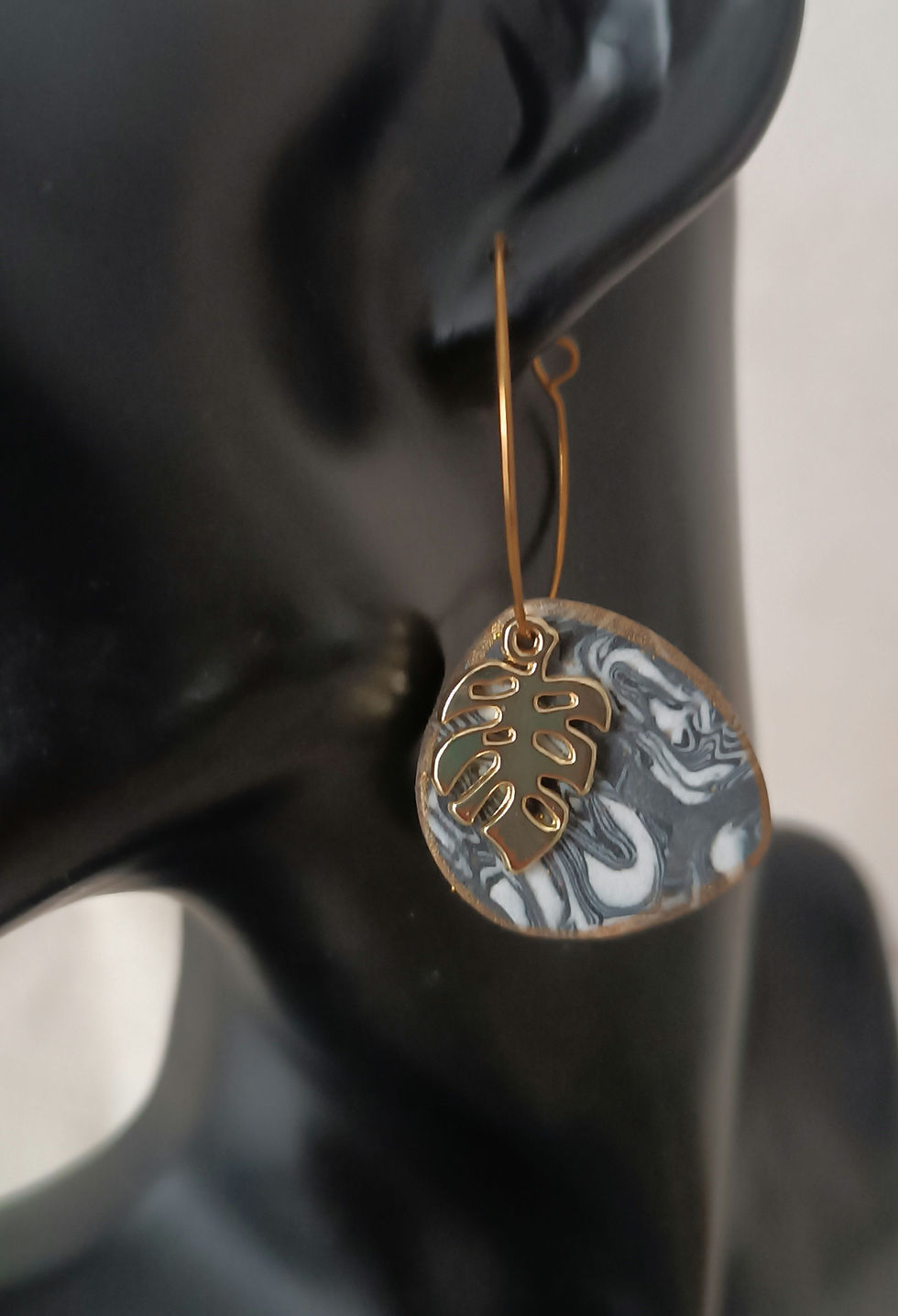 Miniature : Boucles d'oreilles Eclat Monstera