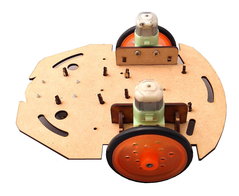 Miniatura: chasis carro robot   (kit para armar)