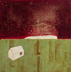 'Interior Aspect (ii)' 2006.  Oil on board. 30 x 30cms