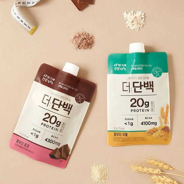 Binggrae運動蛋白飲品 32g便攜裝｜運動後快速補充蛋白質
