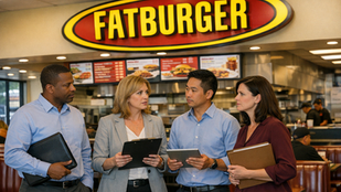 Fatburger executives in a meeting about bankruptcy