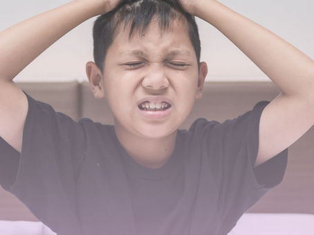 A stressed out child