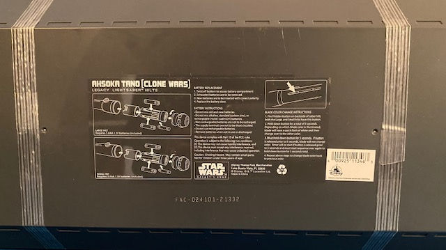 Thumbnail: Star Wars Ahsoka Tano Legacy Lightsaber Hilt with a 26 & 36 inch Blades