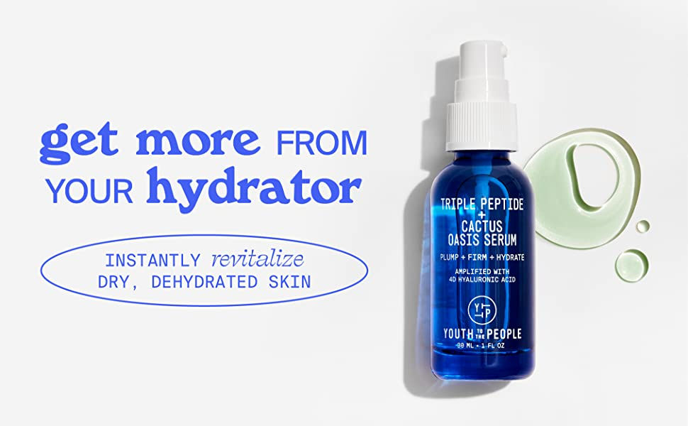 Thumbnail: Youth To The People - 3 ml / 0.10 fl oz Triple Peptide + Cactus Oasis Serum