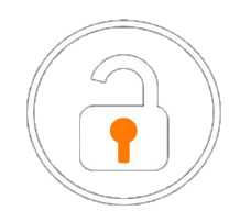 Unlocked padlock icon