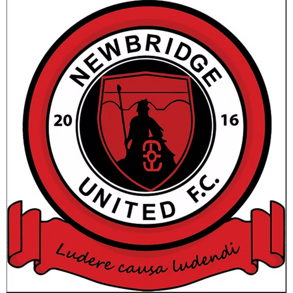 Newbridge United F.C. logo, 2016, Ludere causa ludendi