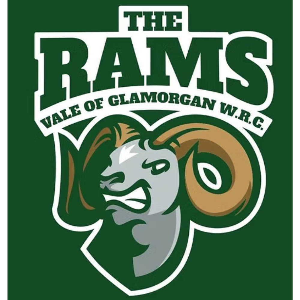 The Rams Vale of Glamorgan W.R.C. logo with a ram's head