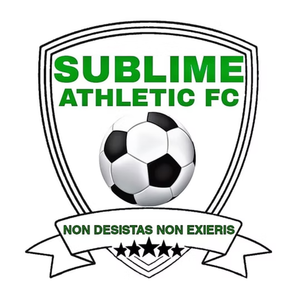 Sublime Athletic FC logo with soccer ball