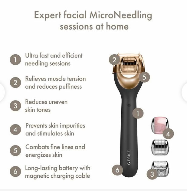 Thumbnail: GESKE MicroNeedle Face Roller 