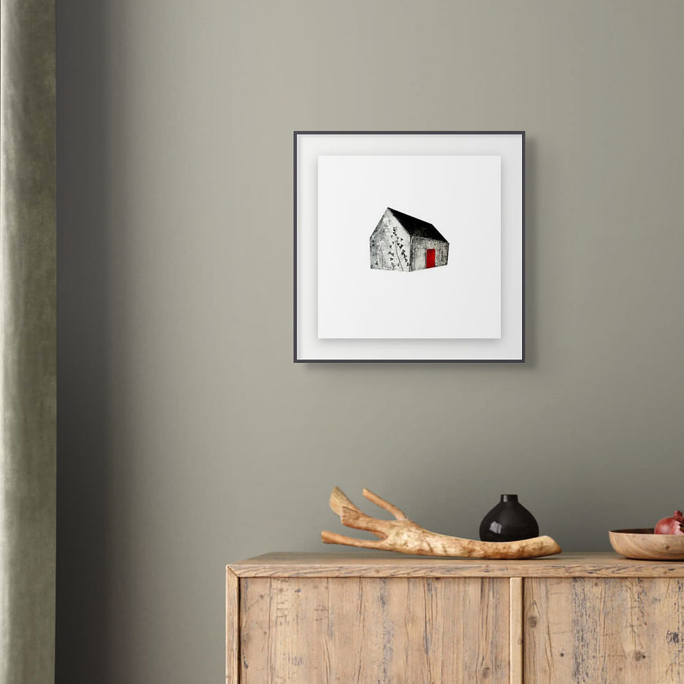 Thumbnail: A Weathered Door- Giclée Barn Print