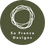 Thumbnail: The image is a logo for 'Su France Designs' featuring a white, circular shape composed of interwoven lines