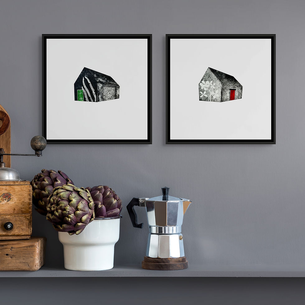 Thumbnail: A Door To Somewhere- Button Fern Giclée Barn Print