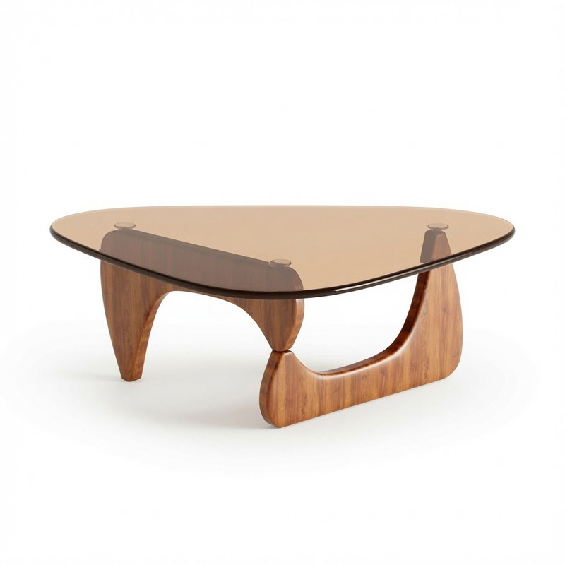 Sculptural Glass Coffee Table for rent from ZNC Solutions, Wayne NJ