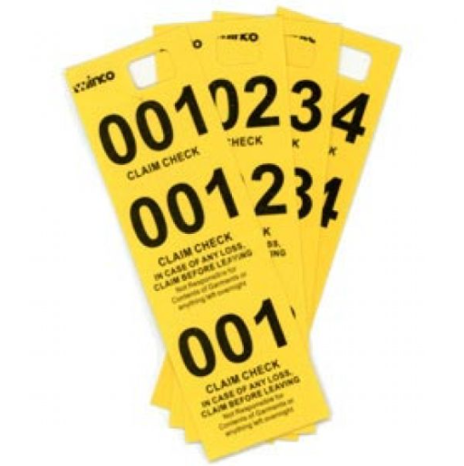 Coat Check Ticket Numbers for rent from ZNC Solutions, Wayne NJ