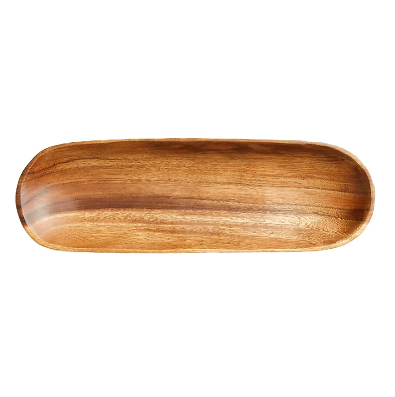 16.5″ Oval Wood Tray for rent from ZNC Solutions, Wayne NJ