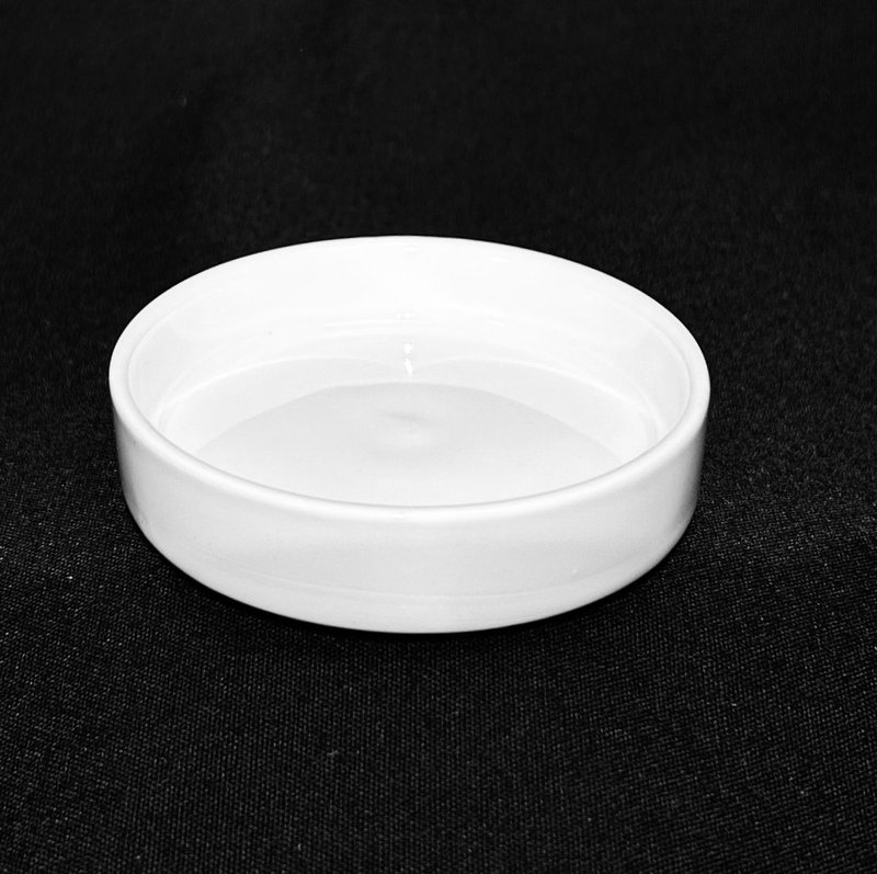 3" Round Tasting Plate for rent from ZNC Solutions, Wayne NJ