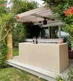 Custom Fabric Bar Screen photo 1