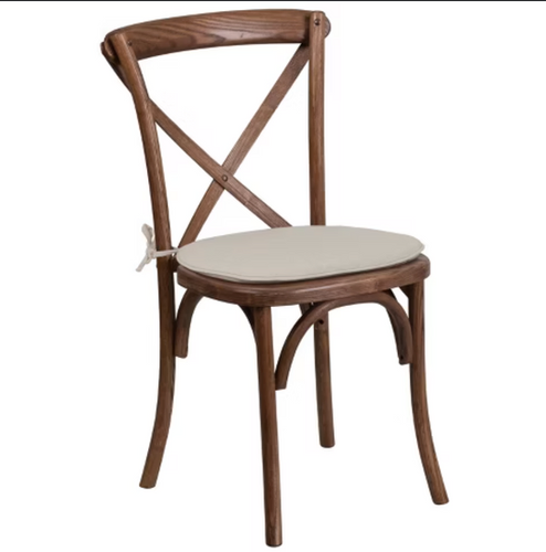 X Back Rustic Chair rental
