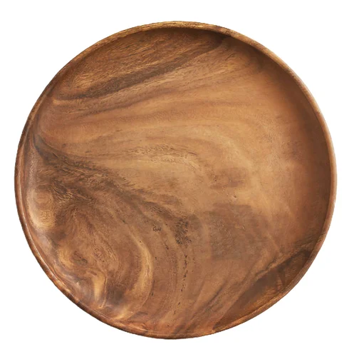12" Wooden Round Tray rental