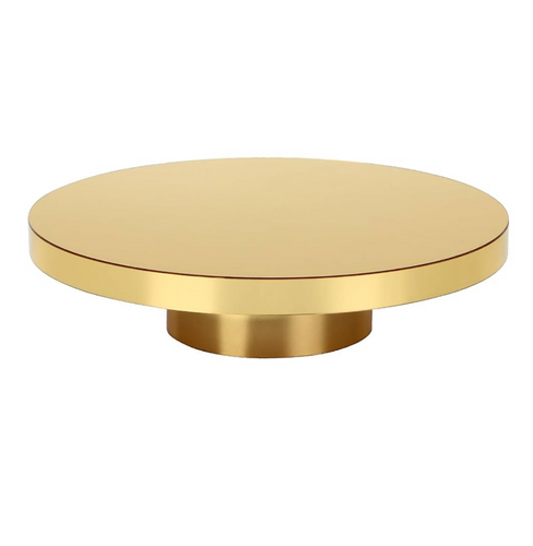 12" Gold Cake Stand rental