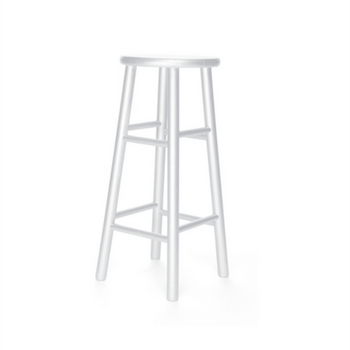 White Wooden Barstool rental