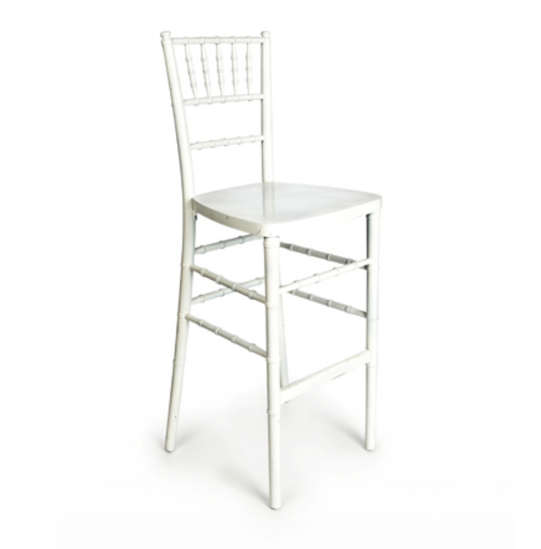 White Chiavari Barstool for rent from ZNC Solutions, Wayne NJ