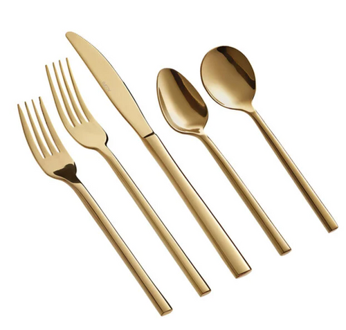 Gold Silverware rental