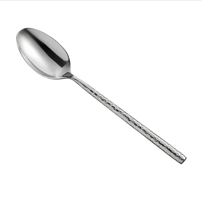 Hammered Serving Spoon 12" for rent from ZNC Solutions, Wayne NJ