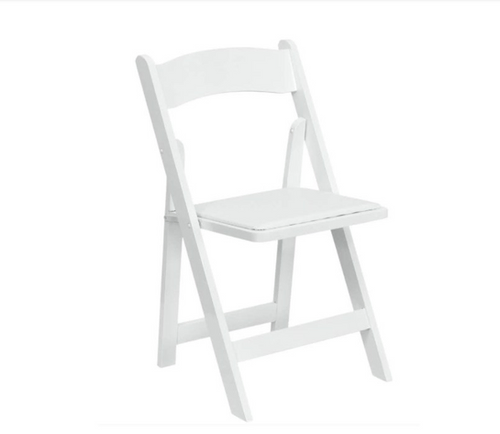 White Folding Chair rental