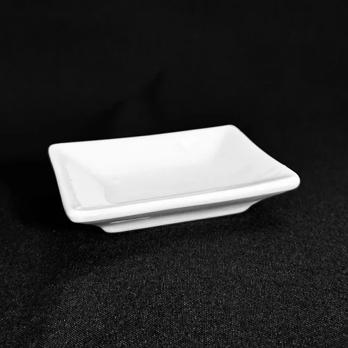 Square Tasting Plate 2.5"x3.75 rental