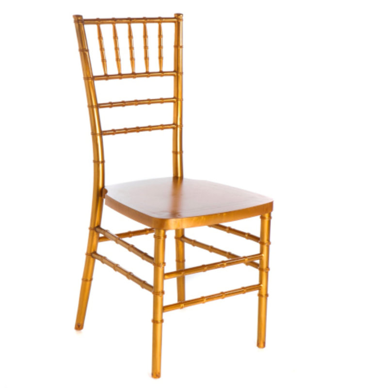 Gold Chiavari Chair for rent from ZNC Solutions, Wayne NJ