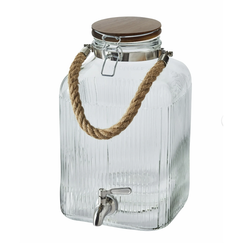 Glass Beverage Dispenser 2 Gal. for rent from ZNC Solutions, Wayne NJ