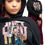 Thumbnail: Just Light It Up Black Faded Crop Hoodie