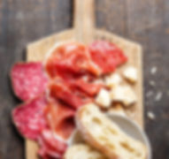 Ham, Salami and Cheese Board